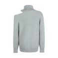 thumbnail image 1 of Vedolay Cropped Sweaters for Women Casual Sweaters Long Sleeve Crew Neck Ribbed Knit Pullover Tops,Gray L, 1 of 5