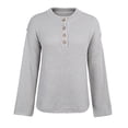 thumbnail image 1 of Vedolay Cropped Sweaters for Women Knit Long Sleeve Pullover Crewneck Tunic Fashion Sweaters,Gray XL, 1 of 4