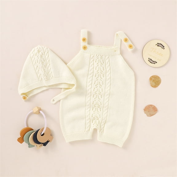 Vedolay Cute Sweaters Girl's Sweaters Crewneck Long Sleeve Boy Girl Cute Knit Pullover Tops,Beige 3-6 Months