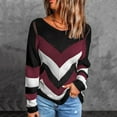 thumbnail image 1 of Vedolay Cute Sweaters Womens Sweaters Causal Long Sleeve V Neck Lightweight Pullover Top, S, 1 of 4