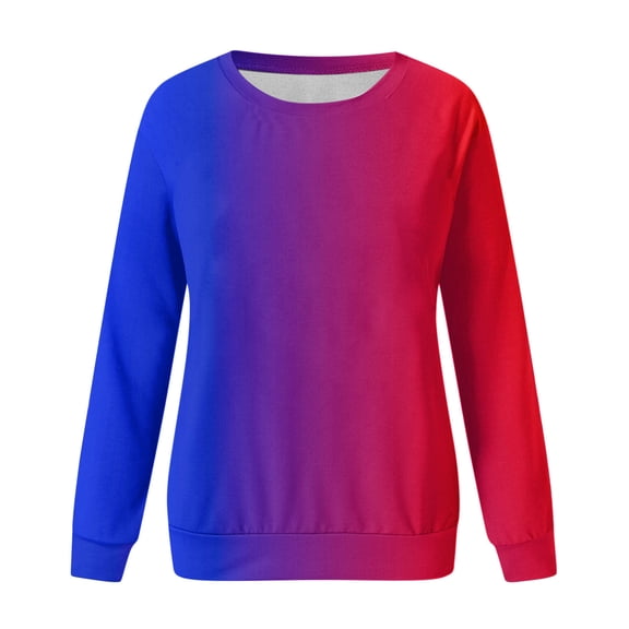 Vedolay Cute Tops Womens Crew Neck Sweatshirt Pullover Long Sleeve Sweatshirts,Red S