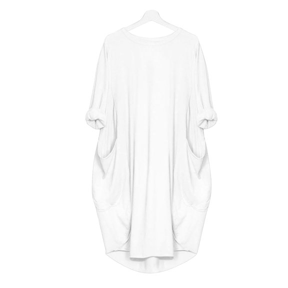 Vedolay Dresses for Womens Off The Shoulder Short Sleeve High Low Skater Dress,White XL