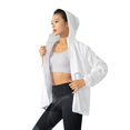 thumbnail image 1 of Vedolay Fall Clothes for Women 2023 Button Plush Tops Hooded Loose Cardigan Winter Jacket White,L-XL, 1 of 4