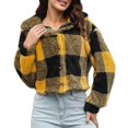thumbnail image 1 of Vedolay Fall Clothes for Women Vintage Autumn Outwear Mid Long Coat Yellow,L, 1 of 4
