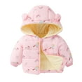 thumbnail image 1 of Vedolay Fall Coats for Kids 2023 Girls Outdoor Windproof Thick Girls Windbreaker Coat Pink,73, 1 of 3
