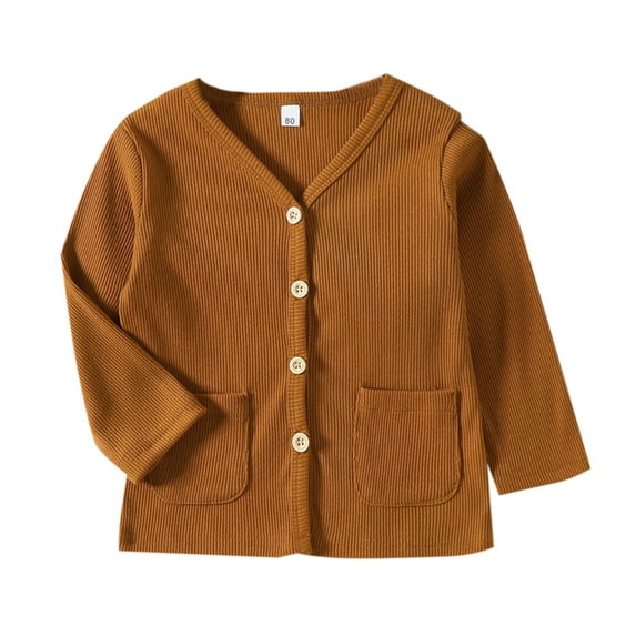 Vedolay Fall Coats for Kids 2023 Toddler Hood Thick Warm Winter Outerwear Snowsuit Coat Bronze,90