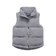 thumbnail image 1 of Vedolay Fall Coats for Kids Kid Winter Long Sleeve Jacket Outwear Clothes Grey,110, 1 of 5