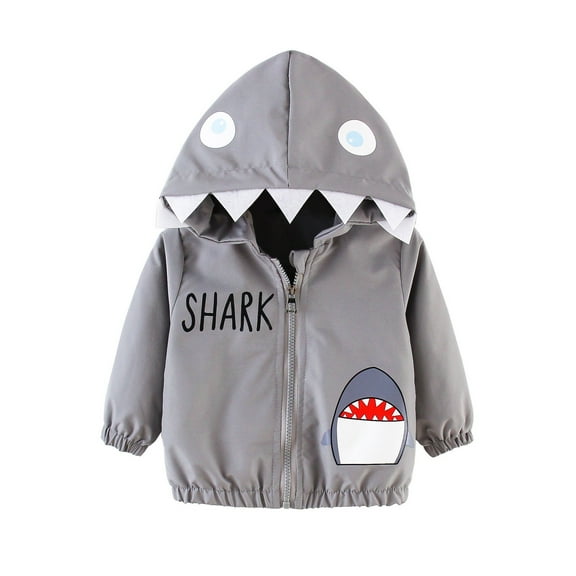 Vedolay Fall Coats for Kids Little Girl's Button Down Crop Denim Jacket Coat Grey,73