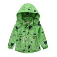 thumbnail image 1 of Vedolay Fall Coats for Kids Winter Snowsuit Romper Hoodied Outwear Coat Jacket Green,110, 1 of 5