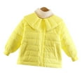 thumbnail image 1 of Vedolay Fall Jackets for Toddler Baby Girls Fall Winter Zipper Closure Coat Top 2023 Yellow,130, 1 of 3