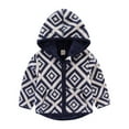 thumbnail image 1 of Vedolay Fall Jackets for Toddler Snowsuit Coat Hood Thick Warm Outerwear Jacket 2023 Navy,90, 1 of 2