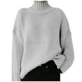 thumbnail image 1 of Vedolay Fall Sweaters 2023 Cute Sweater Christmas Pullover Knitted Top Shirt Grey,XL, 1 of 5