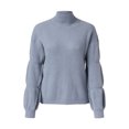 thumbnail image 1 of Vedolay Fall Sweaters Women's Tops Turtleneck Long Sleeve Side Split Lightweight Sweaters,B L, 1 of 3