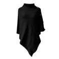 thumbnail image 1 of Vedolay Fall Sweaters Womens 2023 Oversized Sweater Long Sleeve Neck Loose Ribbed Tops,Black One Size, 1 of 3