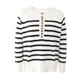 thumbnail image 1 of Vedolay Fall Sweaters for Women 2023 Casual Pullover Sweaters V Neck Long Sleeve Knit Tops,White M, 1 of 4