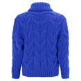 thumbnail image 1 of Vedolay Fall Sweaters for Women 2023 Lantern Long Sleeve Crewneck Sweater Casual Solid Color Pullover Tops,Blue One Size, 1 of 5