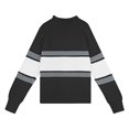 thumbnail image 1 of Vedolay Fall Sweaters for Women Crewneck Oversized Knit Warm Side Slit Pullover Sweater,Black S, 1 of 4