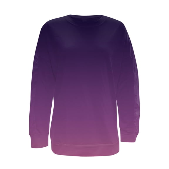 Vedolay Fall Tops Women's Hoodies Half Zip Long Sleeve Oversizd Crop Pullover Sweatshirts with Pockets,Purple S