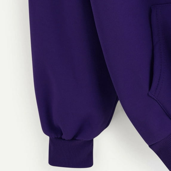 Vedolay Fall Tops Womens Oversized Crewneck Long Sleeve Pullover Fall Hoodie Sweatshirt,Purple 3XL