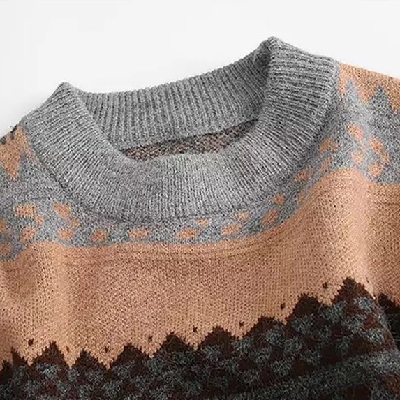 Vedolay Fall Tops for Women 2023 Lantern Long Sleeve Crewneck Sweater Casual Solid Color Pullover Tops,Red M