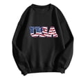 thumbnail image 1 of Vedolay Fall Tops for Women Women's 2023 Fall Fashion Sweatshirt Long Sleeve Pullover Casual Top,Black S, 1 of 3