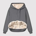 thumbnail image 1 of Vedolay Fall Tops for Women Womens Oversized Half Zip Pullover Long Sleeve Sweatshirt Quarter Zip Hoodie Sweater,Dark Gray S, 1 of 2