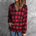 thumbnail image 1 of Vedolay Fall Tops for Women's 2023 Oversized Hoodies Sweatshirts Casual Long Sleeve Pullover Loose 2023 Fall Clothes,Red XXL, 1 of 4