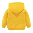 thumbnail image 1 of Vedolay Fashion Hoodies for Girls Long Sleeve Pullover Oversized Sweatshirts with Pocket,Yellow 5-6 Years, 1 of 5