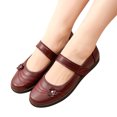 thumbnail image 1 of Vedolay Flat Casual Shoes For Women Women's Slip-On Walking Shoes Lightweight Soft Casual Shoes,Red 8, 1 of 5