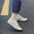 thumbnail image 1 of Vedolay Flat Sneakers Women's Sneakers Outdoor Fashion Comfort Rubber Sole Flats Shoes for Women,Beige 7, 1 of 4