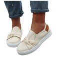 thumbnail image 1 of Vedolay Flats Loafers Women's Soft Flat Slip-on Loafers Breathable Non-Slip Shoes,As shown 6.5, 1 of 4