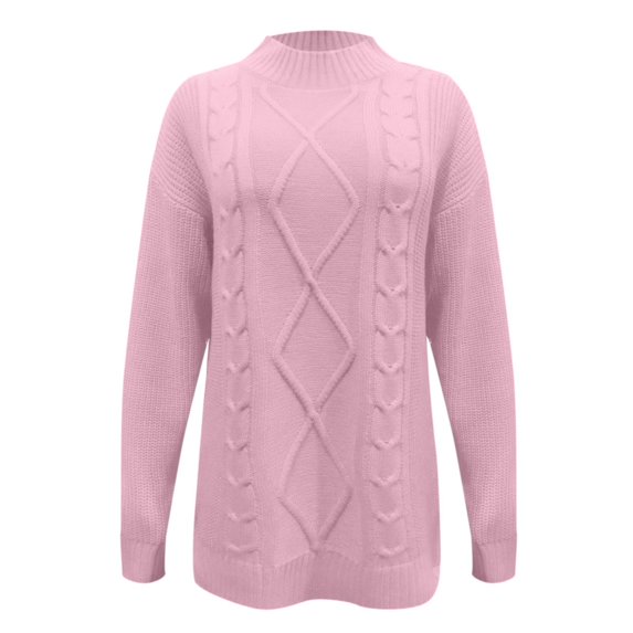 Vedolay Floral Dress Women's 2023 Fall Long Lantern Sleeve Oversized Pullover Sweater Dress,Red S