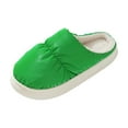 thumbnail image 1 of Vedolay Fuzzy Slippers Women Indoor Cute House Bedroom Fuzzy Cozy Shoes Non-Slip Home Slipper Green,37, 1 of 5