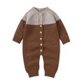 thumbnail image 1 of Vedolay Girl Jumpsuits Clothes 2023 Bodysuit Romper Jumpsuit Clothes Outfits Coffee,80, 1 of 5