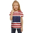 thumbnail image 1 of Vedolay Girl Shirts Casual Short Sleeve 2023 Girl Shirt Outfit Gift for Kids Toddler T-Shirt,Purple 3-4 Years, 1 of 3