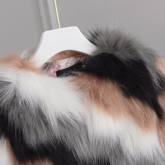 Vedolay Girl's Coat Girl's Fall Lightweight Colorblock Jacket for Toddler & Kids,Gray 6-7 Years