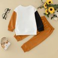 thumbnail image 1 of Vedolay Girl's Fall Outfits 2 Piece Girls Fall Cute Outfits Flutter Sleeve Graphic Top and Pants Set,B 18-24 Months, 1 of 3