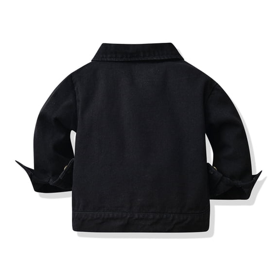 Vedolay Girl's Suit Jackets Girl's Fall Winter Coat Warm Wool Blend Hooded Outerwear Jacket,Black 12-18 Months