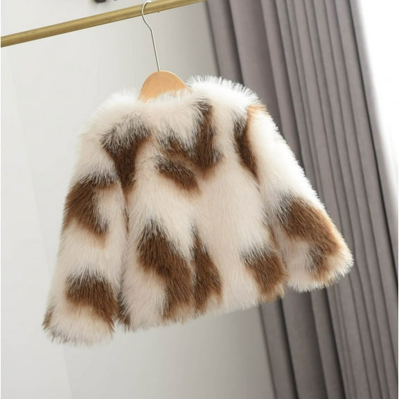 Vedolay Girl's Winter Jackets Girls Sequin Jacket Zipper Lightweight Flight Party Long Sleeve Jacket,Beige 5-6 Years