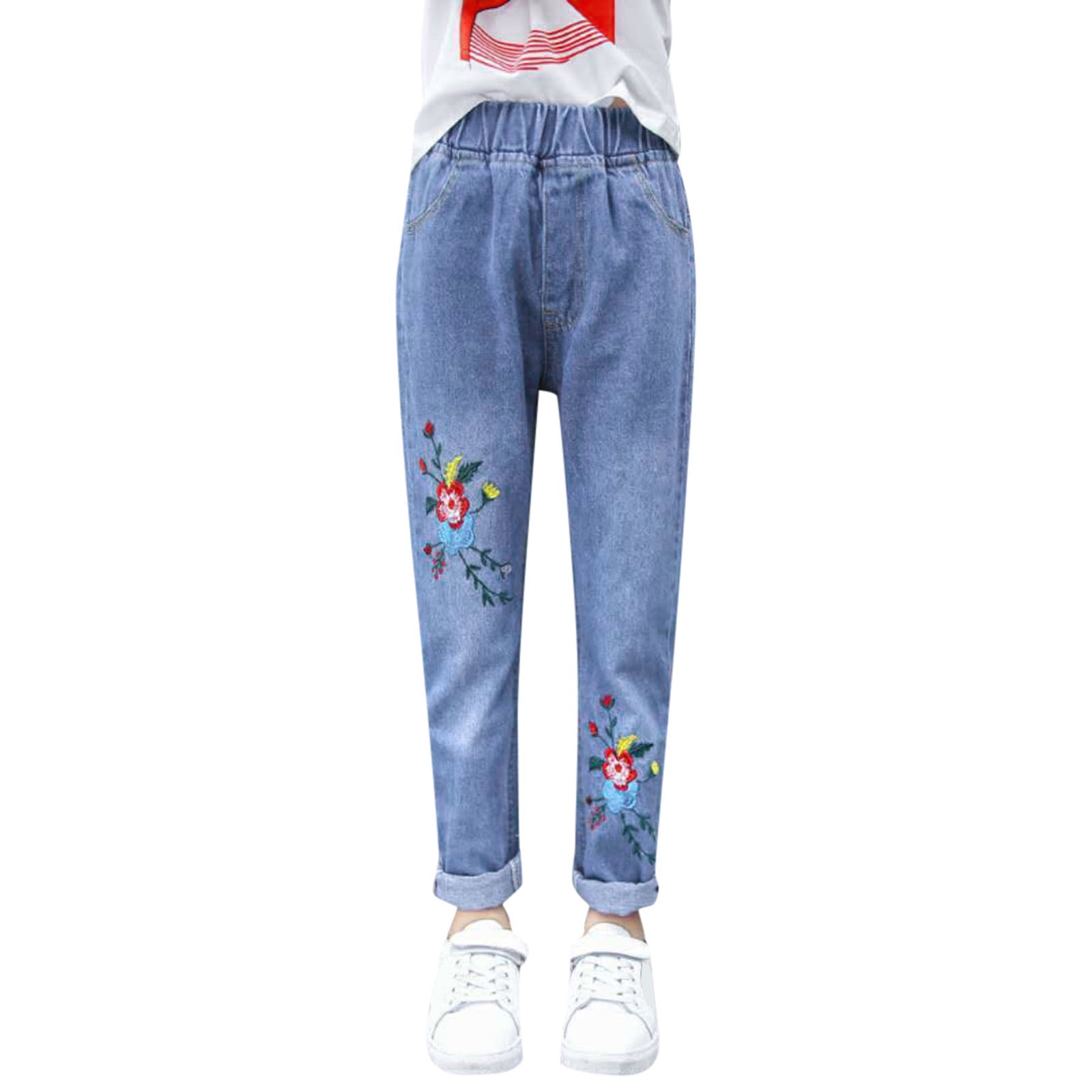 Vedolay Girls Bootcut Jeans Girls Jeans Pants Wide Leg/Flare/Skinny