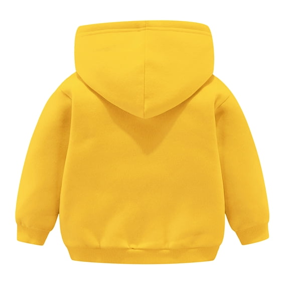Vedolay Girls Casual Tops Toddler Girls Sweatshirt Casual Pullover Sweater Long Sleeve Shirts,Yellow 4-5 Years