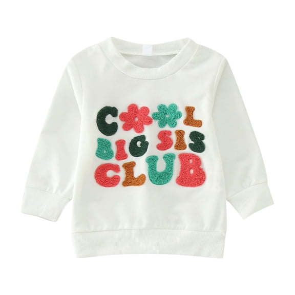 Vedolay Girls Clothes 2023 Casual Hoodie Coat Toddler Boys Girls Solid Color Baby Clothing White,90