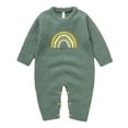 thumbnail image 1 of Vedolay Girls Clothes Fall Winter Baby Girl Romper Jumpsuit Bodysuit Outfits Green,68, 1 of 5