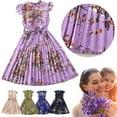 thumbnail image 1 of Vedolay Girls Dresses Flower Girls Maxi Dress Bridesmaid Wedding Pageant Party Princess Communion Floral Boho Vintage Lace Dance Gown,BU1 4-5 Years, 1 of 5