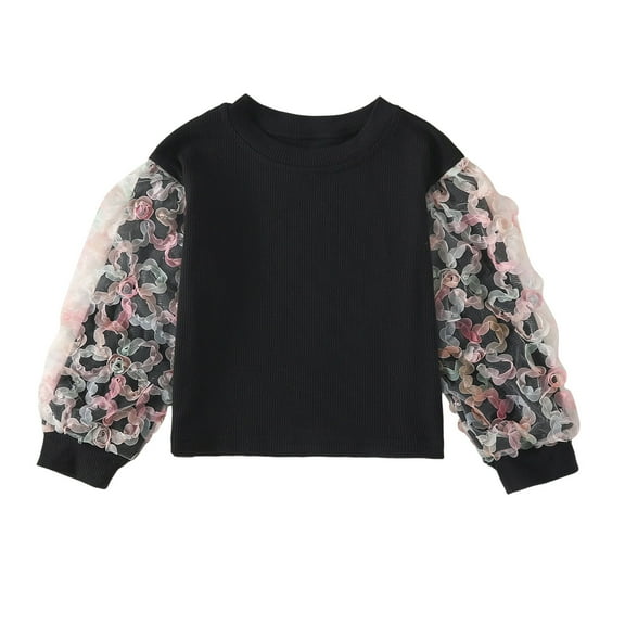 Vedolay Girls Hooded Sweater Pullover Hoodies Sweatshirt Casual Loose Outwear Coat for Boys Black,100