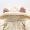 thumbnail image 1 of Vedolay Girls Jackets Girls Hooded Puffer Coat with Patch Pockets,White 6, 1 of 4