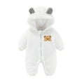 thumbnail image 1 of Vedolay Girls Jumpsuit Boys Jumpsuit Set for Girls Long Sleeve Bodysuit 2023 White,66, 1 of 4