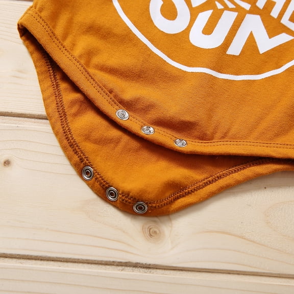 Vedolay Girls Outfits Summer Sets Ribbed Cotton Pocket Girls Crewneck Shorts Set,Yellow 0-6 Months