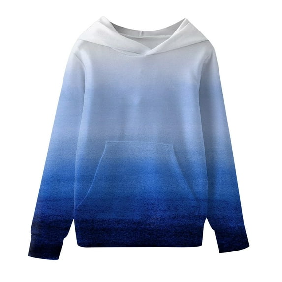 Vedolay Girls Plus Size Tops Girls Fall Clothes Casual Print Long Sleeve Layering Basic Pullover Sweatshirt,Navy 2-3 Years