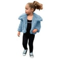 thumbnail image 1 of Vedolay Girls Sequin Jacket Zipper Lightweight Flight Party Long Sleeve Jacket,Blue 3-4 Years, 1 of 5
